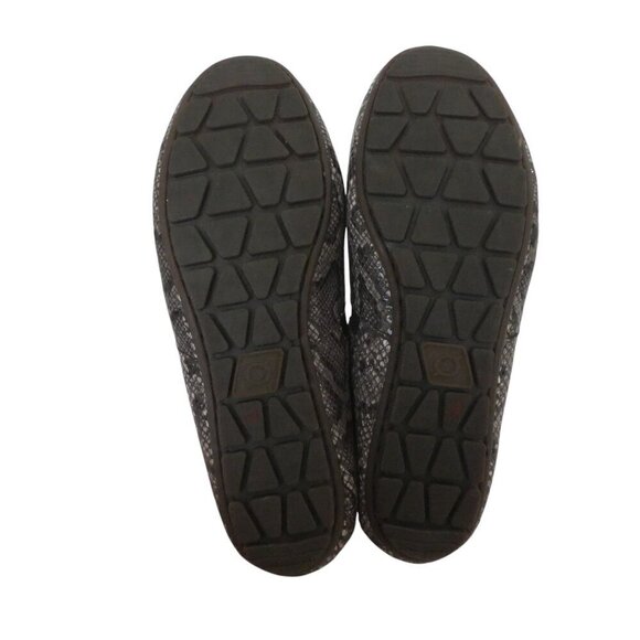 Born Sebra Brown Snakeskin Leather Comfort Loafers Flats Womens 8 - Picture 12 of 13
